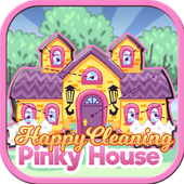 Happy Cleaning Pinky House icon