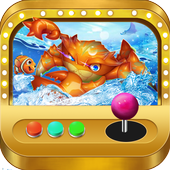 Deep sea fishing icon