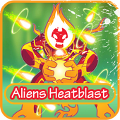 The Alien Heatblast Reboot Ben TEN icon
