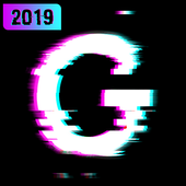 Glitch Photo Effects - VHS Camcorder, Vaporwave أيقونة