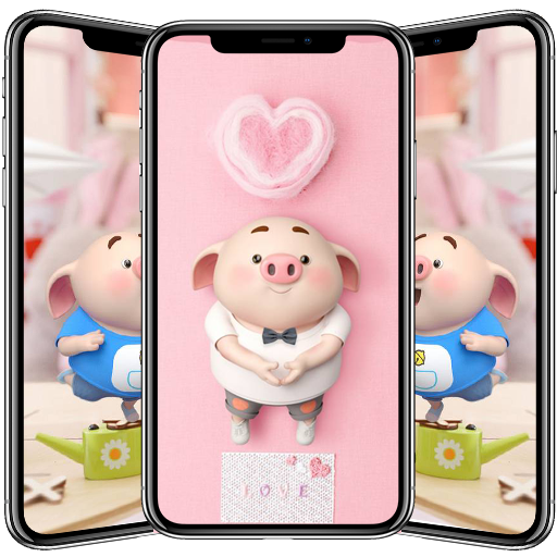 Cute Pig Wallpaper HD OFFLINE 2021 icon