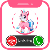Voice Call From Unikitty Cat Kawaii icon