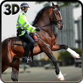 Mounted Police Horse Rider icon
