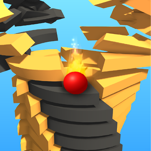 Jumpy Stack Ball Games : Drop Helix Stack أيقونة