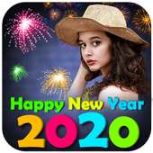 2020 New Year photo frame, Greetings & Gifs on 9Apps