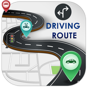 Route Finder With GPS &amp; Navigation On Maps icon