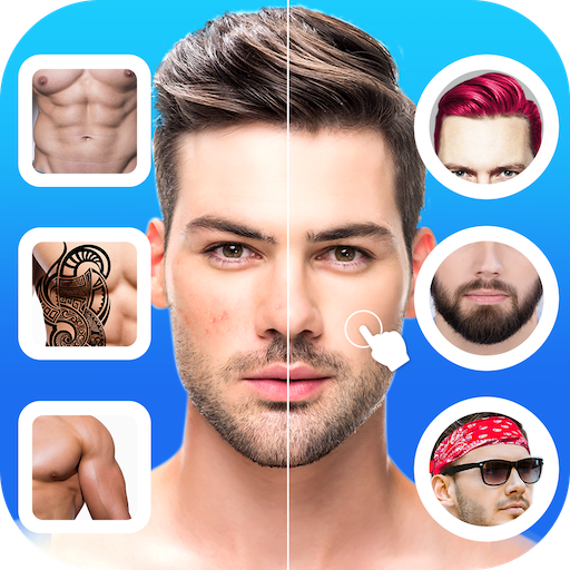 Handsome - A.I Photo editor for men body face hair icon