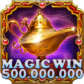 Vegas casino games ans slots machines with bonus icon