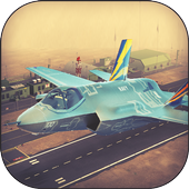 Jet Fighter Flight Landing Sim icon