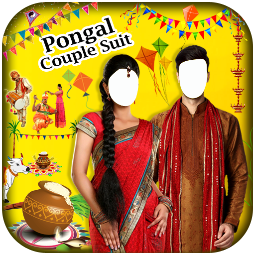 Pongal Couple Photo Suit icon