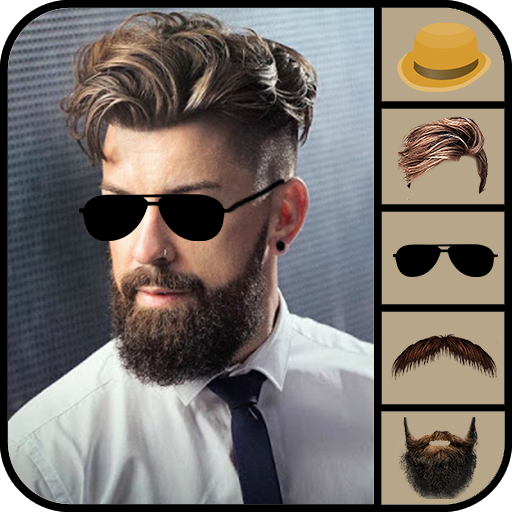 Man Hair Styler PRO &amp; Mustache icon