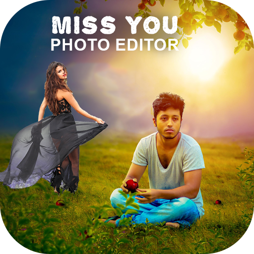 Miss You Photo Frame New icon