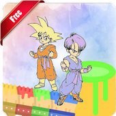 Coloring Book For Dragon Saiyan Ball Z icon