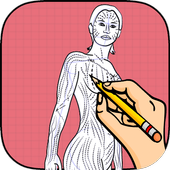 how to draw X Men icon