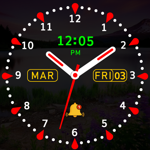 Super Night Clock Live Wallpaper icon