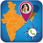 India Call Map icon