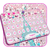 Tema de Girly Paris Keyboard icon