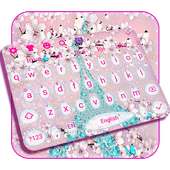 Girly Paris Keyboard theme on 9Apps