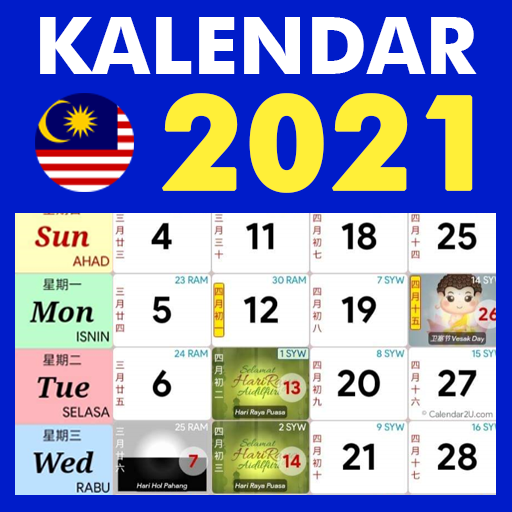 Kalendar Malaysia 2021 icon