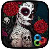 Dia de los Muertos Launcher on 9Apps