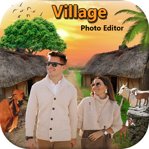 ikon Village Cut Paste photo Editor