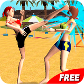 Volleyball Beach Girl Fight icon