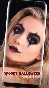 Halloween Trang Điểm Biên Tập Ảnh screenshot 4