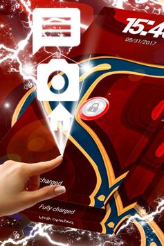Red Screen Lock Theme screenshot 4