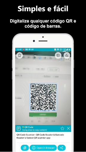 Leitor de Código QR - Digitalize o código QR screenshot 4