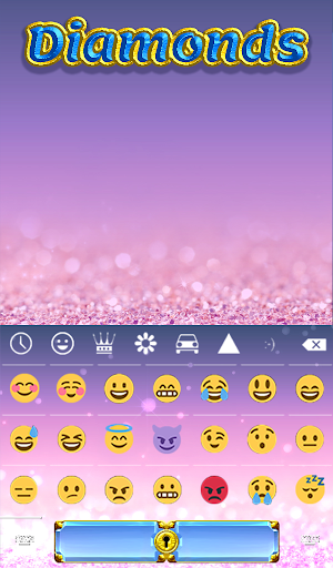 Diamonds Animated Keyboard   Live Wallpaper screenshot 4