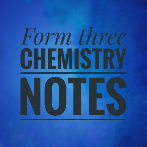 CHEMISTRY FORM THREE NOTES PLUS ORGANIC icon