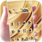 Elegant gold Theme Gold deluxe icon