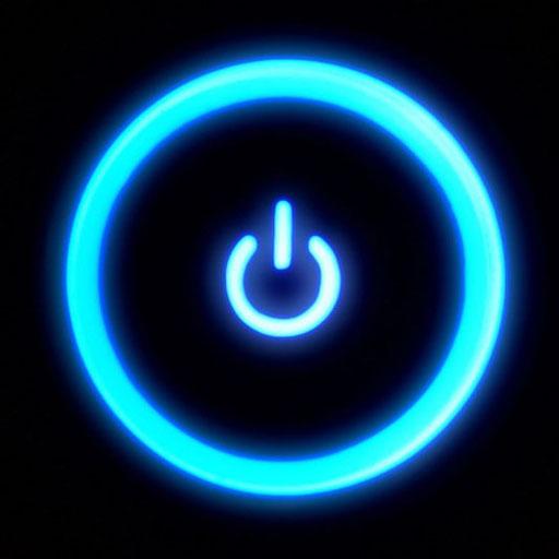 Black &amp; Blue GO Launcher Theme icon