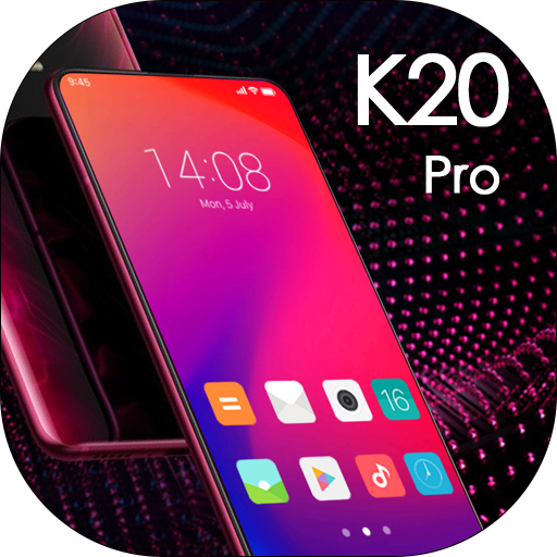 Theme for Redmi K20 Latest 2019 red launcher icon