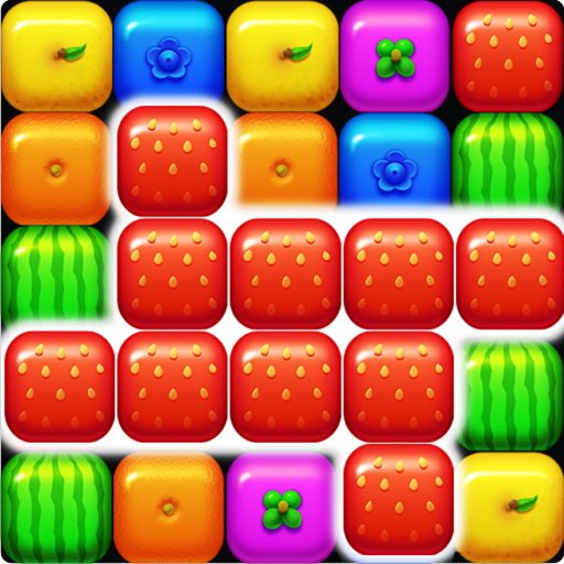 Pop Cubes - Fruits Block Legend أيقونة