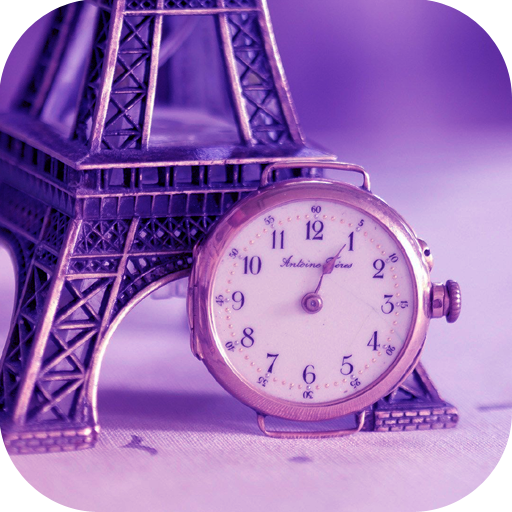 Paris Clock Live Wallpaper HD icon