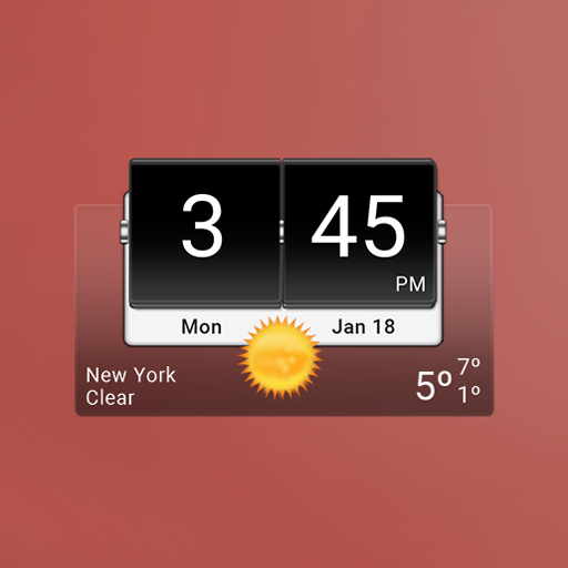 3D Flip Clock Theme Pack 01 icon