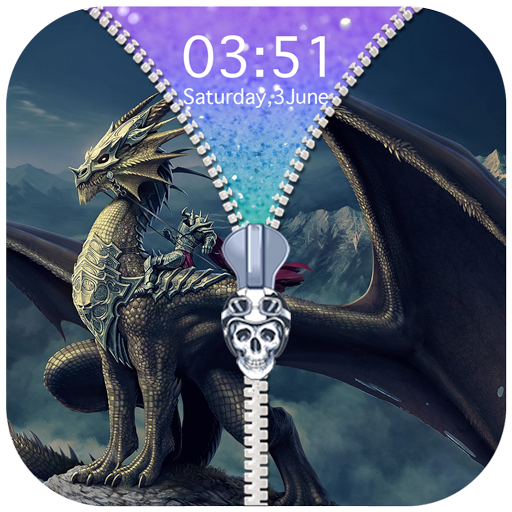 Dragon Zipper Lock Screen icon