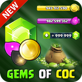 Unlimited Gems For Clash Of Clans Cheats prank icon