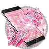 Sparkling Pink Butterfly Diamond Theme