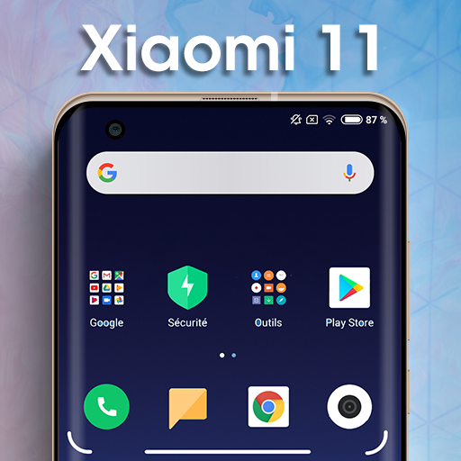 Xiaomi mi 11 Launcher, theme f icon