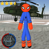 Stickman Spider Rope Hero Gangstar Crime أيقونة
