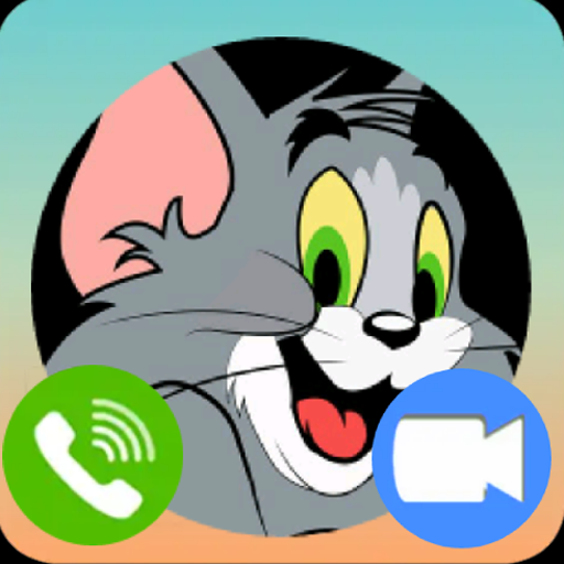 Tom's call: Fake video call and wallpaper icon