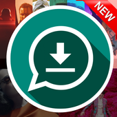 Whatsapp status download and WA saver icon