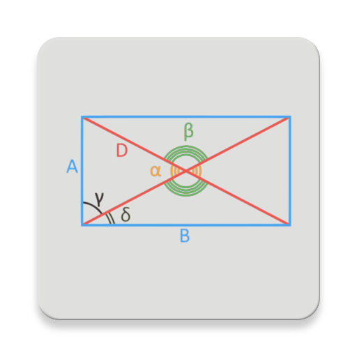 Rectangle calculator أيقونة