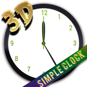 3D Clock Widget for Home Screen icon