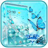Blue Diamond Glitter Theme icon