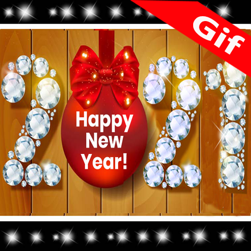 New Year GIF 2021 icon