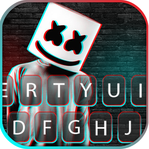 Glitch Cool DJ Keyboard Theme icon