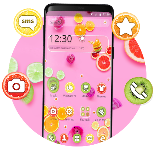 ikon Tema Buah Segar Mickey